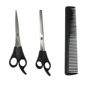 Hsl00245 Unbrandd 3 Pcs Hair Cutting Scissors Shears Kit Stainless Steel