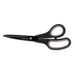 Universal 92021 Industrial Carbon Blade Scissors 8 Inch Long 3.5 Cut Length Black/gray