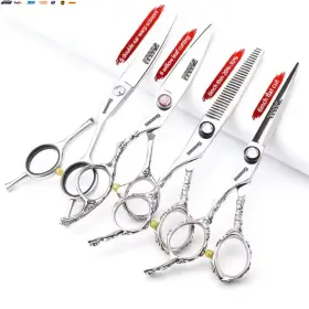 440c Usa-viralfinds 313106274290 Left-hand Pet Professional Grooming Hair Scissors 6 Inch Japanese Steel Bar