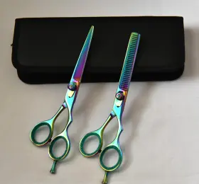 Ss-1401 Usabeautex Professional Hair Cutting And Thinning Scissors Set Barber Salon Shears 6.0 Inch