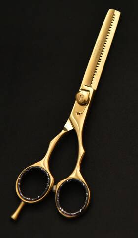 Usabeautex Ss-1705 Professional Barber Hair Texure Thinning Scissors Left Handed Salon Shears 6 Inch