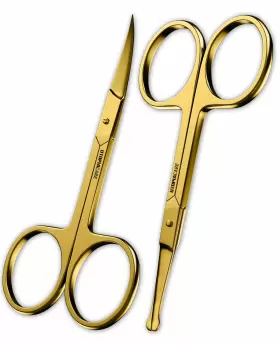 Utopia Care 840143533177 Curved And Rounded Facial Hair Scissors For Men - Mustache Nose Beard Eyeb Utopia Care 840143533177 Curved And Rounded Facial Hair Scissors For Men - Mustache Nose Beard Eyeb