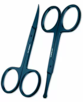 Utopia Care 840143533184 Curved And Rounded Facial Hair Scissors For Men - Mustache Nose Beard Eyeb