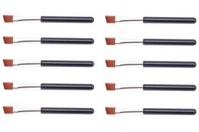 Vô Saidi 737353032777 Vosaidi 10pcs Eyebrow Portable Premium Quality Angled Eye Brow And Spoolie Mi