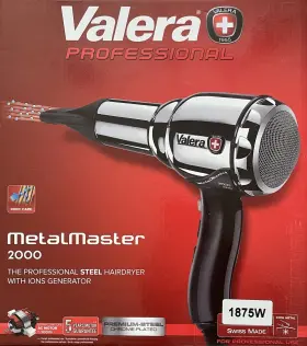 Valera 610558004158 Profesional Hair Dryer Metalmaster 2000 Ionic Swiss Made 1875w