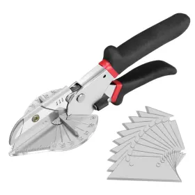 Vastfly 789616225464 Miter Shear And Cutting Tool - 45-135 Adjustable Angle With 10 Sharp Blades