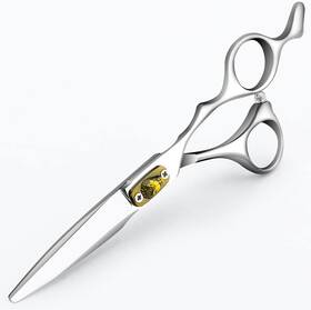 Vcxox 445025953994 Professional 440c Straight Scissor Hairdressing Scissors 6.5 Inch Overall Length Sta
