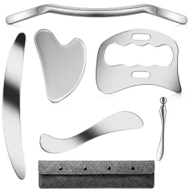 B0g1xqv42m Vdteb Stainless Steel Muscle Scraper Gua Sha Kit And Derma Edge Scraping Tools For B0g1xqv42m Vdteb Stainless Steel Muscle Scraper Gua Sha Kit And Derma Edge Scraping Tools For