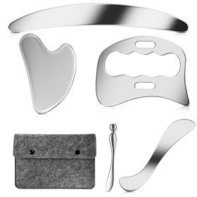 Vdteb B0g1y5wgfw Stainless Steel Muscle Scraper Gua Sha Kit And Derma Edge Scraping Tools For