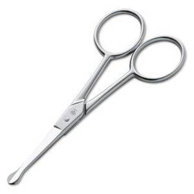 Vetmed Usa 1000-300r Safety Nose Mustache Scissor 3.5 Inch
