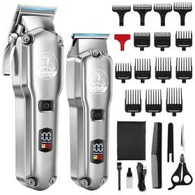 Vgr 702103335095 Hair Clippers And Trimmers Set For Men Professional T-blade Zero Gapped