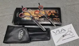 Vjl60 Via Vjl50 Vjlt4 Professional Hair Styling Texturing Shears Scissors Jazz Lefty