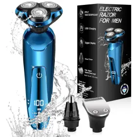 Sb-v600-ddlan-20-20240729-02 Viatia Electric Razor For Men New Upgrade Cordless Rechargeable 3d Rotary... Fast Ship