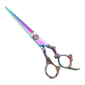 Vocoste 723115709179 Hair Scissors Cutting Stainless Steel Razor 6.7 Inch Long Multicolour