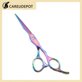 Vocoste 745060080806 Pack Of 1 Hair Cutting Shears 6.5 Inch Scissors Stainless Steel Rainbow Color