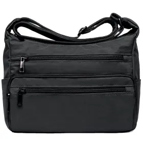 6022 Volganik Rock Rfid Purses For Women Fabric Nylon Multi Pocket Crossbody Bag L
