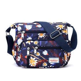 Wafybsre Wf259991 Crossbody Bag For Women Nylon Multi Pockets Shoulder Waterproof Floral Me