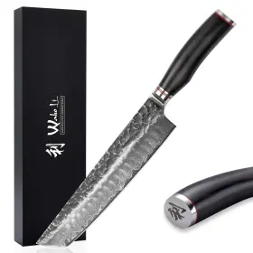 Wakoli 250567705535 Bbq Hamokiri Knife 8-inch Blade Damascus Chef Made Of 67 Layers