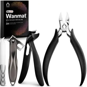 Wanmat 658361894983 4pcs Podiatrist Toenail Clippers For Thick And Ingrown Nails Nail