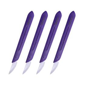 Warp United Bcs-01-023-004 4-pack Betor Mri Safe Ceramic Scalpel Knife #23 With Safety Cap Non-ferrous