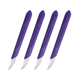 Bcs-01-023-004 Warp United 4-pack Betor Mri Safe Ceramic Scalpel Knife #23 With Safety Cap Non-ferrous