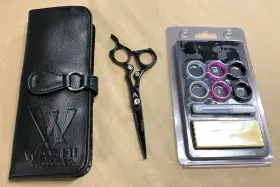 Washi 636684990193 Scissor Professional Diamond Ice In Size 5.5- Opened Box