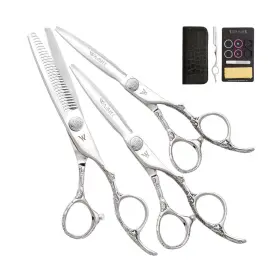 Washi Scissors 304624204302 Knockout 3 Piece Beauty Shear Set Includes 5.5 6.0 Cutting Shears And