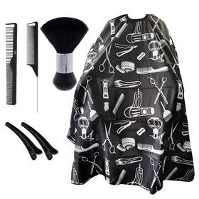 Wensdr Lfwb001 6 Packs Professional Long Hair Cutting Cape 55 X 63 Inches Salon Haircut Apro