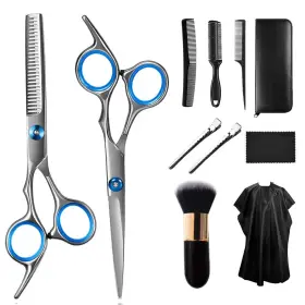 Df050903 Wetest Hair Scissor Home Professional Cutting Kit 11 Pcs Barber Thinning Sciss
