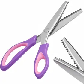 Huabian666 Wfoejej Pinking Shears Zig Zag Scissors For Fabric Fab