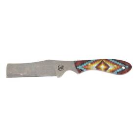 Whiskey Bent Hat Co. Wb47 Co. Bullcutter 4 Fixed Blade Knife 440c Damascus Steel 3.5 Inch