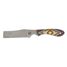 440c Whiskey Bent Hat Co. Wb47 Bullcutter 4 Fixed Blade Knife Damascus Steel 3.5 Inch