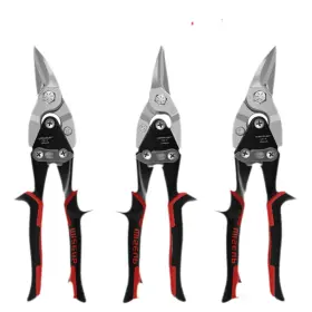 Wp020303 Wiseup Wp020301 Wp020302 3 Pcs 10 Inch Aviation Tin Snips For Cutting Metal Sheet Heavy Duty St