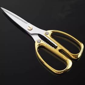 Xdorra Sk26 Gold Handle Utility Scissors Kitchen Shears Or Ribbon Cutting Sc