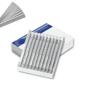 Tb-010 Xe Xpert Excellence 10 Pcs Stainless Steel Hair Styling Feather Razor Edges For Barber Use