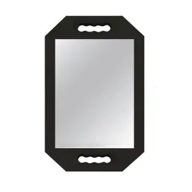 Xfquij 791270828950 Rimosy Lightweight Hand Mirror - Black Foam Handle For Barbers And Salon