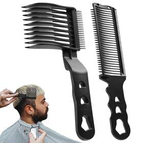 Xisilin U2-10qq-xi8e 2 Pcs Fade Comb Barber Uitable For Home Salon Use Compatible Wi