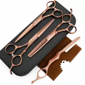 001452 Xugou Professional Hair Cutting Scissors Sets Stainless Steel Barber Hairdressing S