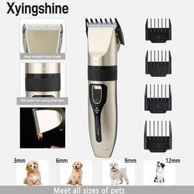 Xyingshine Xying-dg-02 Dog Grooming Kit 15000pa Powerful Hair Vacuum Cleaner With Clipper 7 In 1