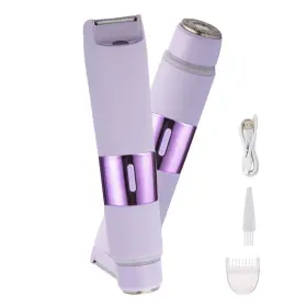 2105 Xyouwei Bikini Trimmer For Women 2-in-1 Electric Razor Womens Rechargeable Elec