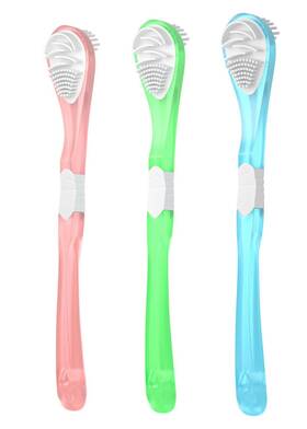 Y-kelin 787446561011 Y-kelin Double-side Desiged Tongue Scraper Ultra-soft Brush Cl