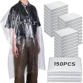 Yahenda Rs-yahenda-1174 150 Pcs Disposable Salon Capes Bulk Waterproof Hair Cutting For