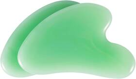 Yamhoho 768825710145 2pcs Face Gua Sha Board Set Jade Manual Massage Light Green