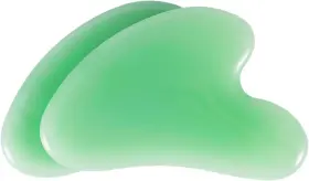 Yamhoho 768825710145 2pcs Face Gua Sha Board Set Jade Manual Massage Light Green