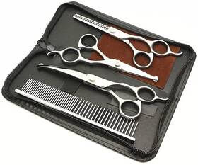 Yeahbudddy 077063645639 5 In1 Dog Grooming Scissors Kit Professional Pet With Black