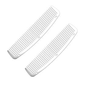Yiootop 974393633166 2pcs Metal Anti Static Barber Combs Stainless Steel Hair Comb Cutting Se