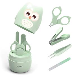 Yiveko Yi-19-3-3 Baby Nail Kit 4-in-1 Care Set With Cute Case Clippers