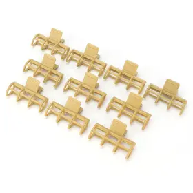 Yosoomtiosxhbpa1 Yosoo Hot Roller Clips 10pcs Plastic Heated Rollers Hair Cu