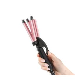 Youuish A3001 Mini Hair Crimper 4 Temperature Adjustable 1/2 Inch Small 3 Barrel... Fast Ship