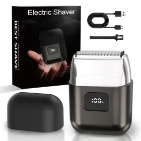 Rw-99 Yoxspd Electric Foil Shavers For Men Mini Razor With 3 Floating Blades Le